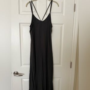 Aerie Grey Midi Dress - L